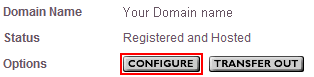 Configure