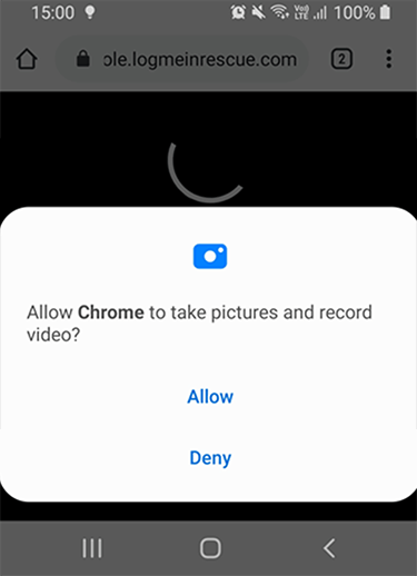 Rescue Live Lens allow Chrome to take pictures and record video