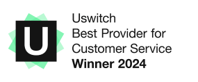 Uswitch Best Provider for Customer Service Winner 2024