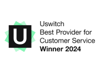 Uswitch Best Provider for Customer Service Winner 2024