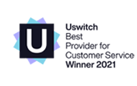 Uswitch Best Provider for Customer Service Winner 2021