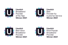 Uswitch awards logos 2021