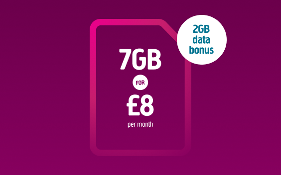 £7GB for £8 per month